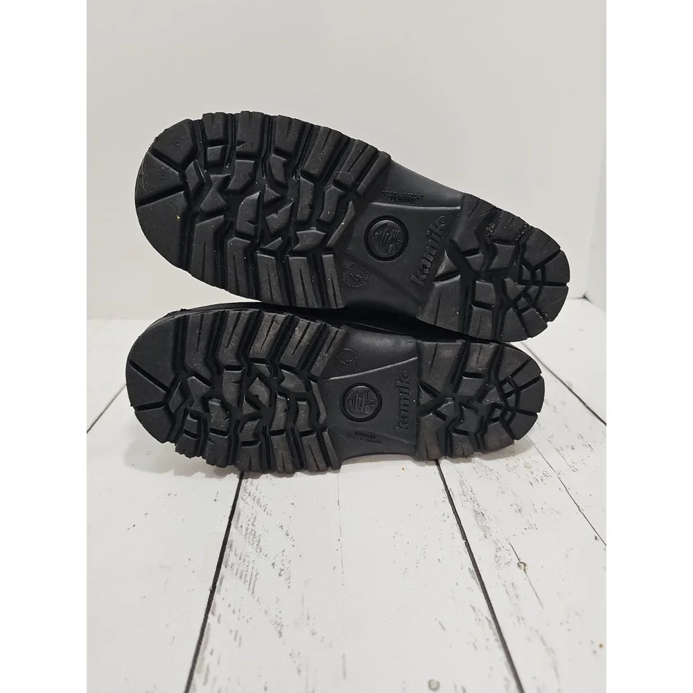 Kamik Rocket Waterproof Insulated Winter Snow Boots Sz 4 Black Lightweight